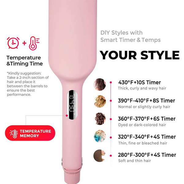 👑👑Final 6 Hours: 60% OFF COMPACT Hair Waver Crimper