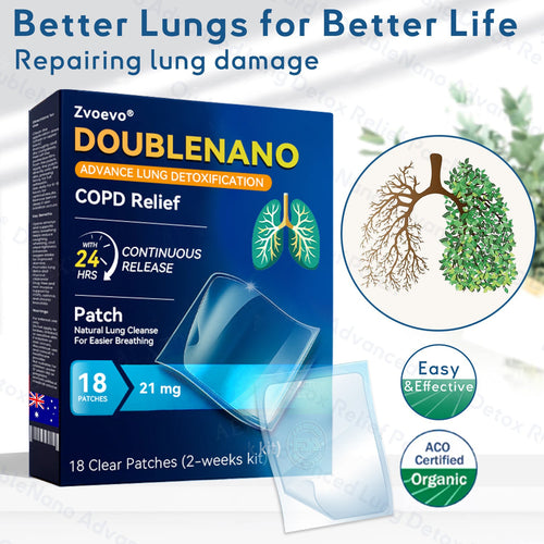 🔥🔥TGA Approved|Zvoevo® DoubleNano COPD Relief Patch (🍁💝 Cough, wheezing, shortness of breath, sputum, stuffy nose, bronchitis, bronchitis, allergy symptoms, lung discomfort🫁)