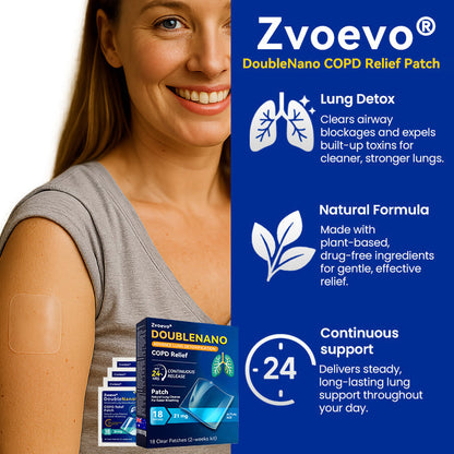 🌿TGA Approved:🔥 Hot Sale - Limited Stocks 🌿 Zvoevo® DoubleNano COPD Relief Patch 🔥50% OFF🔥
