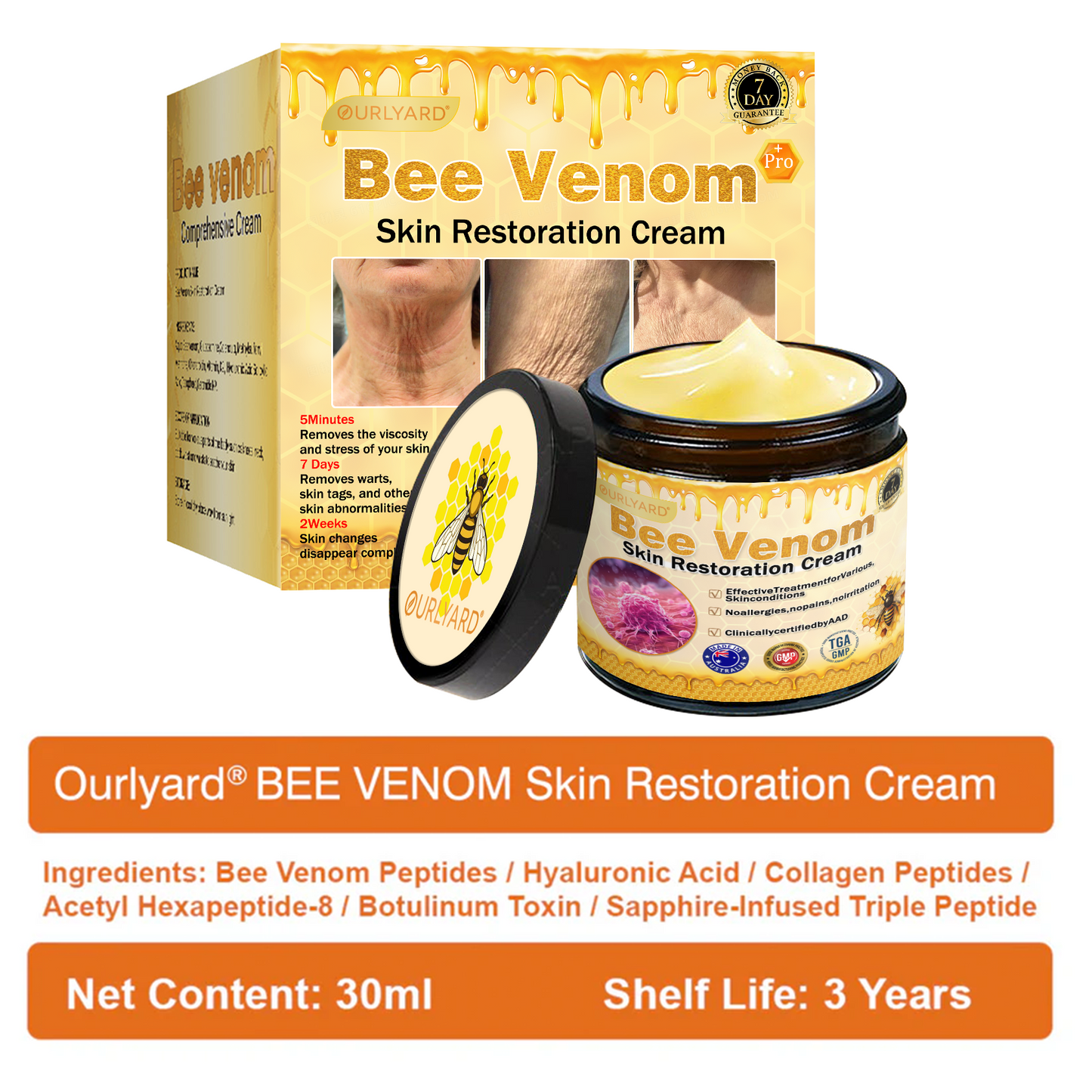 🪞TGA Approved: Ourlyard® Bee venom Pro Comprehensive Cream — 🔥Limited Time 80% OFF🔥