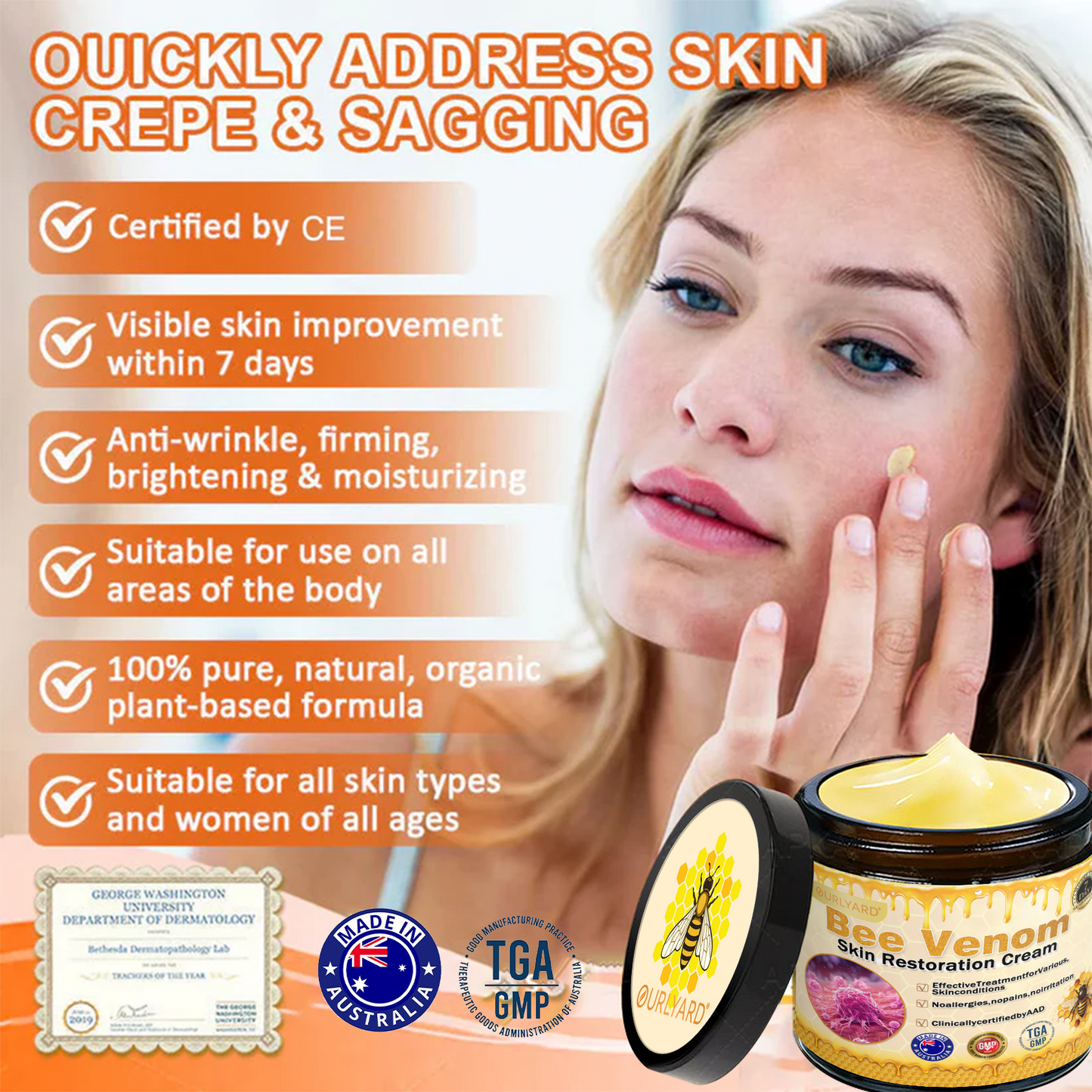 🪞TGA Approved: Ourlyard® Bee venom Pro Comprehensive Cream — 🔥Limited Time 80% OFF🔥