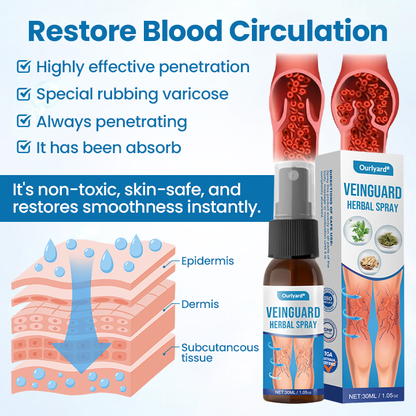 🌈🌈Ourlyard® VeinGuard Herbal Spray-✅ Clinically proven to eliminate varicose veins in just 7 days! (🔥Limited Time 80% OFF🔥)