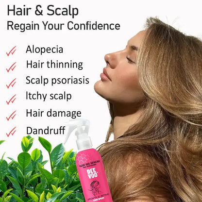 ✨️DeeVoo™   Luxe Bee venom Scalp Treatment HairGrᴏᴡth Hair Spray(Hurry, 80% OFF - Only 30 minutes left 🫧)